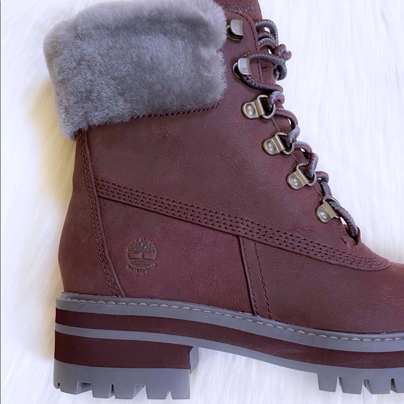 Timberland Courmayeur Valley 6” Waterproof Shearling Boots - Picture 5 of 8